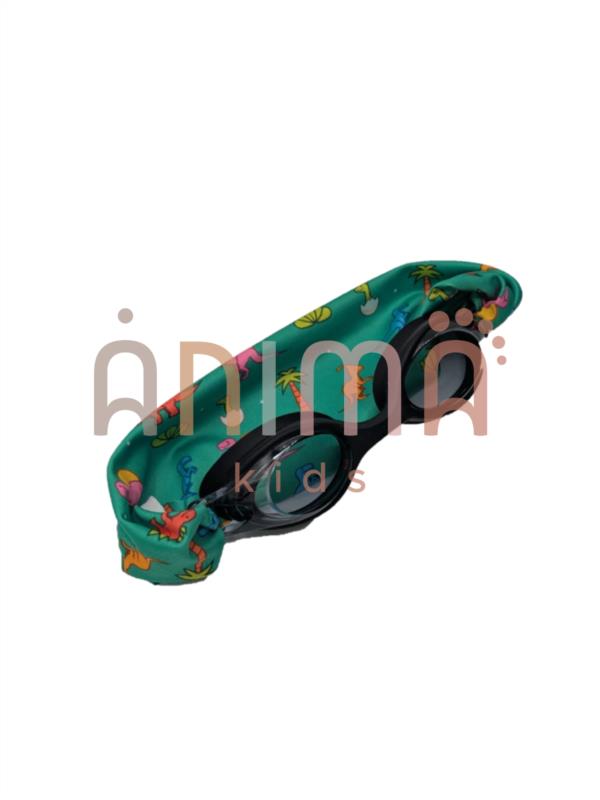 GAFAS INFANTILES NEGRAS TURBANTE DINOS FUN WATER