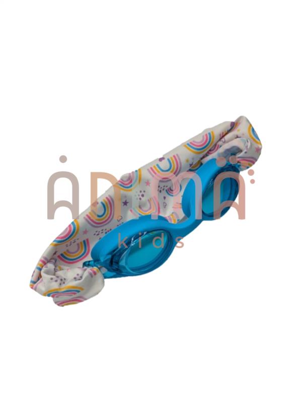 GAFAS INFANTILES AZUL CLARO TURBANTE ARCO IRIS FUN WATER