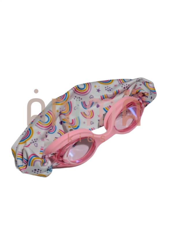 GAFAS INFANTILES ROSAS TURBANTE ARCO IRIS FUN WATER