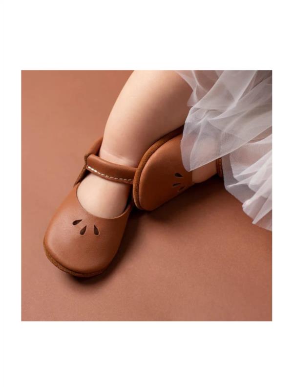 MOCS EVITA CARAMELO ZAPATITOS BEBÉ MINIMOX PRIMEROS PASOS