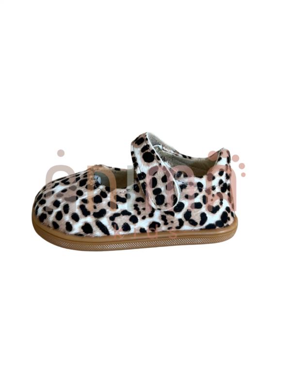 MERCEDITA DELHI PRINT27 PELO PONY SIENA CUERO BLANDITOS PRIMEROS PASOS