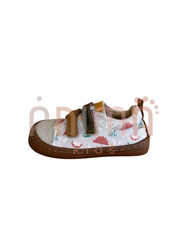 DEPORTIVA ESTAMPADO MATCH RABBIT MICROFIBRA STONE GRIS TIERRA FLEXI NENS INFANTIL