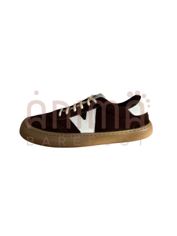 DEPORTIVAS OLMO BAREFOOT SERRAJE & CONTRASTE CHOCOLATE VICTORIA ADULTO