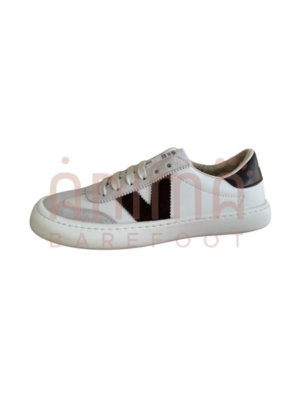 DEPORTIVAS OLMO BAREFOOT EFECTO PIEL/SERRAJE & COLOR CHOCOLATE VICTORIA ADULTO