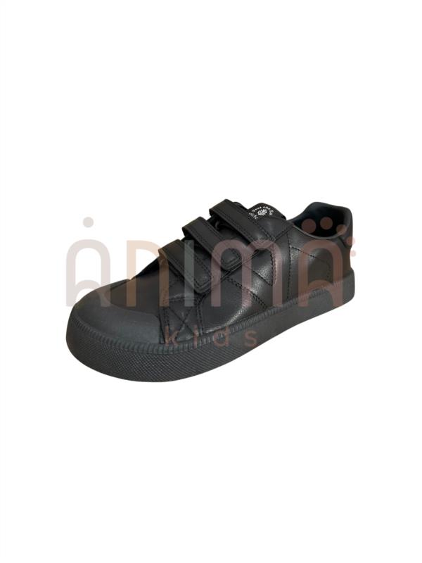 COLEGIAL DEPORTIVAS OLIVER TIRAS EFECTO PIEL MONOCROMO AZUL MARINO VICTORIA INFANTIL