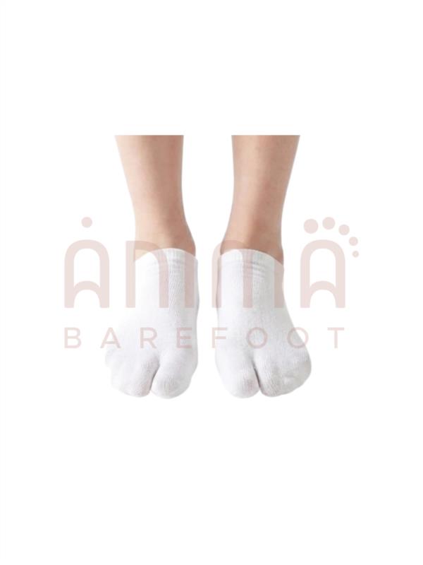 CALCETINES TABIE TOBILLERO BLANCO ROOTS ADULTO