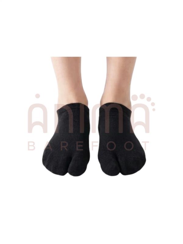 CALCETINES TABI TOBILLERO NEGRO ROOTS ADULTO