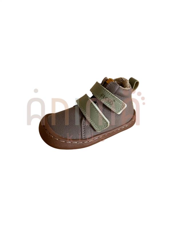 BOTINES MERINILLA LAVANDA KAKI FLEXI NENS INFANTIL